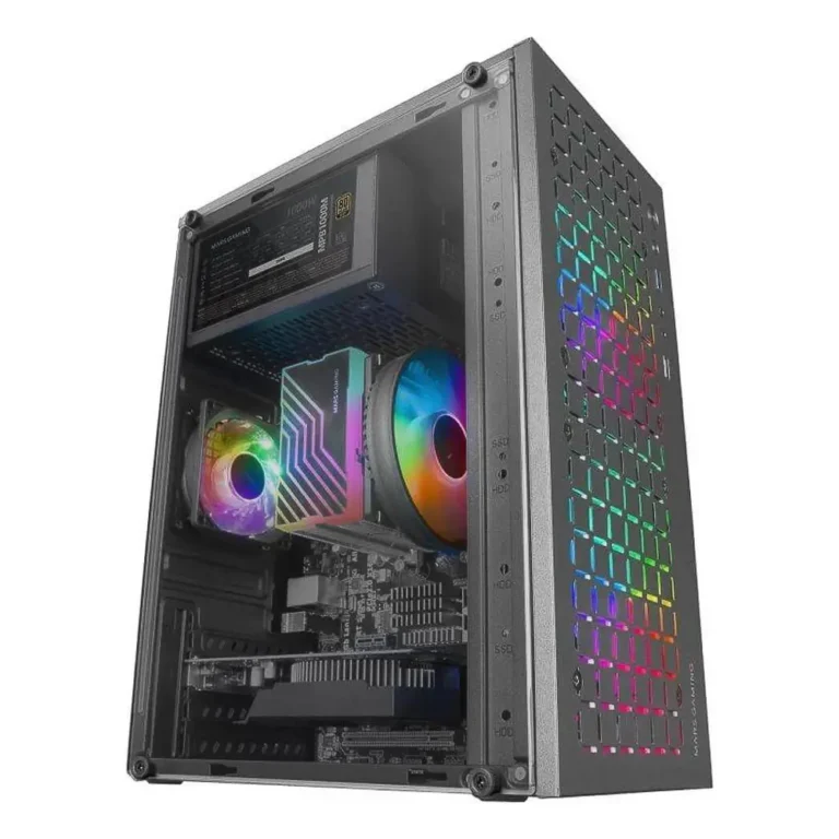 Mars Gaming MC-CORE Caja Gaming Minitorre ATX Ultra Compacta Negra