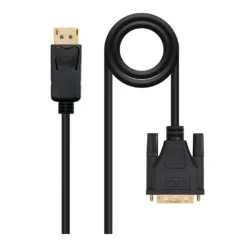 NANOCABLE CABLE CONVERSOR 10.15.4501 DISPLAYPORT-M - DVI-M 1M NEGRO