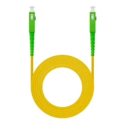 NANOCABLE CABLE FIBRA SC/APC LSZH AMARILLO 5M