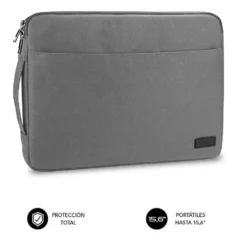 SUBBLIM FUNDA URBAN LAPTOP SLEEVE PARA PORTATILES HASTA 15.6" GRIS
