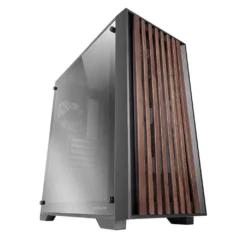 Mars Gaming MC-WOOD Cristal Cromado Caja Gaming Semitorre