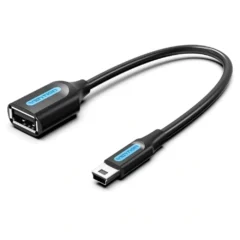 Vention CCUBB USB Mini-B Macho - USB Hembra 480Mbps 15cm Negro