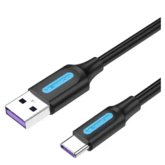 Vention CORBG USB Macho - USB Tipo-C Macho Hasta 100W 480Mbps 1.5m Negro