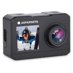 AgfaPhoto AC7000 2.7K Cámara Digital Deportiva 16MP Ángulo 120º Gris