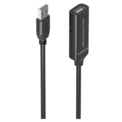 Aisens A101-0914 USB Macho - USB Hembra 5m Negro