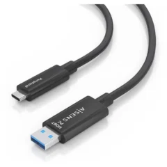 Aisens A157-0925 USB USB-C 3.2 AOC Macho - USB Macho 10Gbps 15m Negro