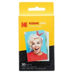 Kodak Papel Fotográfico Cámara Printomatic y STEP Touch Kodak Zink 2"x3" 20g 20 Hojas