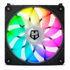 Nox Easy Link Negro Ventilador ARGB 12cm