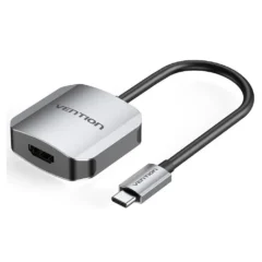 Vention TDEHB Conversor USB Tipo-C Macho - HDMI Hembra 15cm Plata
