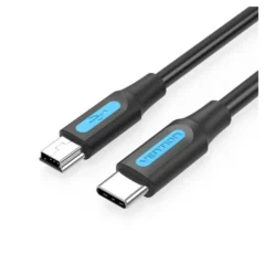 Vention COWBD USB-C Macho - MiniUSB Macho Hasta 10W 480Mbps 50cm Negro