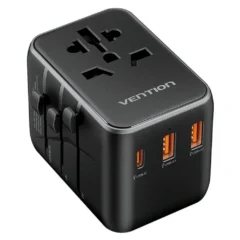 Vention FJEB0 65W Cargador de Pared Universal 1xUSB Tipo-C 2xUSB