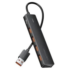 Vention CHOBB Hub USB 3.2 4xUSB 1xUSB Tipo-C PD 15cm Negro