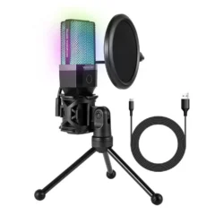 Woxter Mic Studio 65 RGB Micrófono USB 2.0