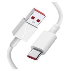 Xiaomi 6A Cable USB-A to USB-C Macho - USB-C Macho 1m Blanco