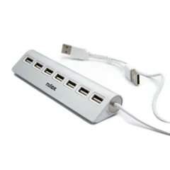 Nilox NXHU7ALU2 Hub 7 Puertos Usb 2.0