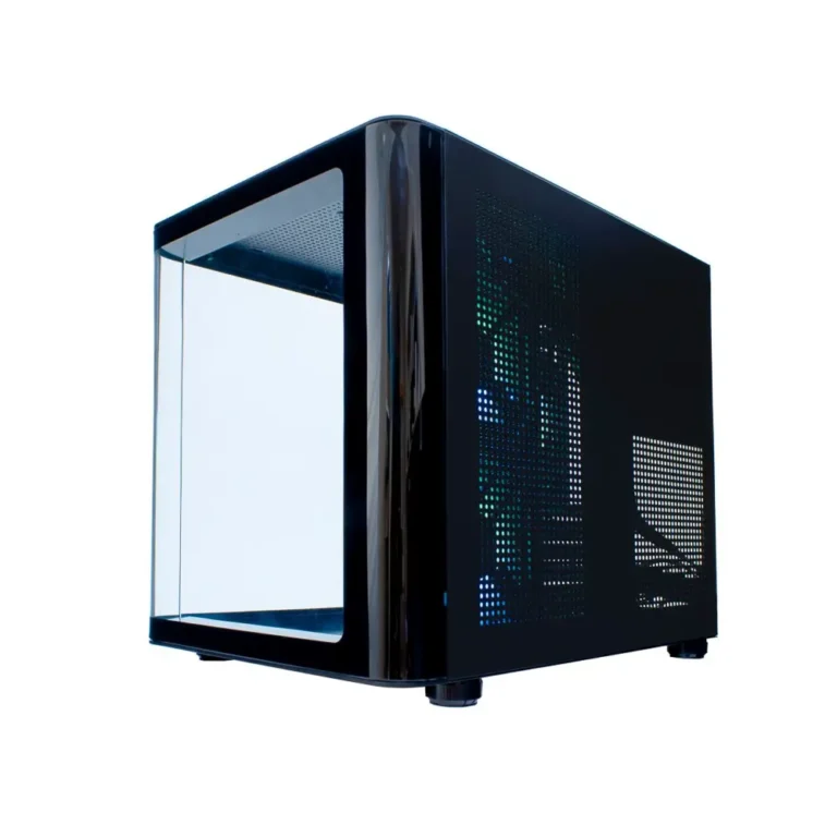Coolbox GM100 Vision Mini Torre Gaming Cristal Templado 3 Ventiladores mATX ARGB Negra