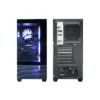 Coolbox GA250 Visión Torre Gaming Cristal 4 Ventiladores Caja ATX ARGB