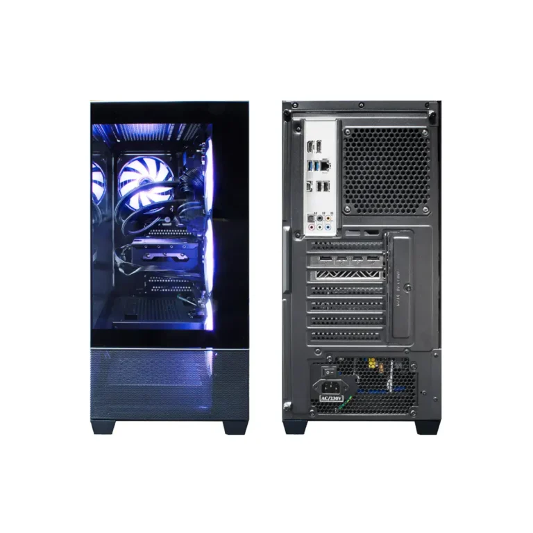 Coolbox GA250 Visión Torre Gaming Cristal 4 Ventiladores Caja ATX ARGB