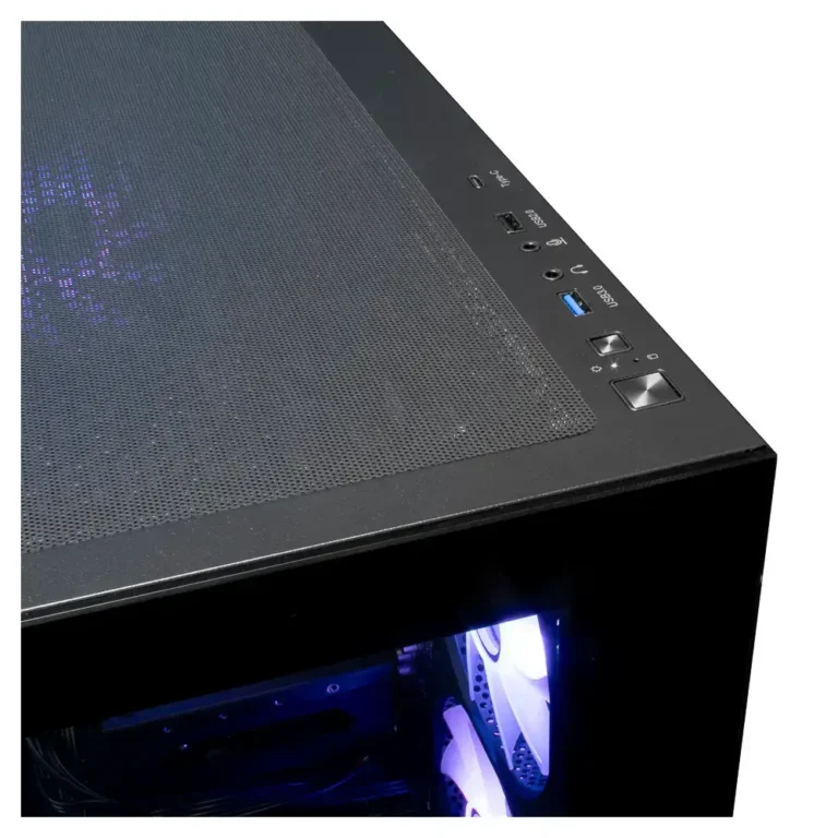 Coolbox GA250 Visión Torre Gaming Cristal 4 Ventiladores Caja ATX ARGB