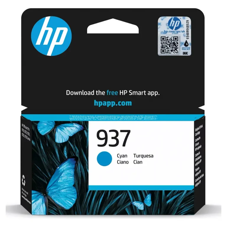 HP Nº 937 Cian Cartucho de Tinta Original