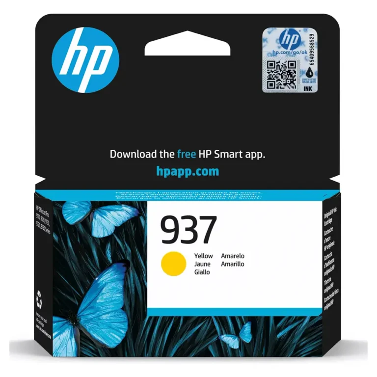 HP Nº 937 Amarillo Cartucho de Tinta Original