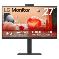 LG 27BA850-B 27" Monitor Profesional FHD Webcam MM Regulable en Altura Negro