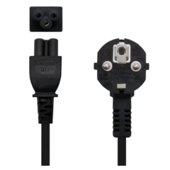 Nanocable 10.22.0302-L200 Cable Alim. Trébol, CEE7 -M-C5-H, 2m