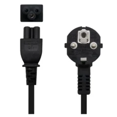 Nanocable 10.22.0302-L300 Cable Alim. Trébol, CEE7 -M-C5-H, 3m