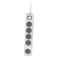 Philips CHP2154W/12 Regleta con Interruptor 5 Tomas 1.5m Blanco
