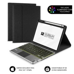 Subblim KeyTab Pro BT Funda con Teclado para Tablet iPad 10.9" 10a Gen Negra