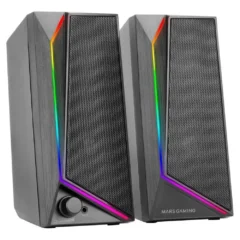 Mars Gaming MS72 15W Altavoces 2.0 Negros