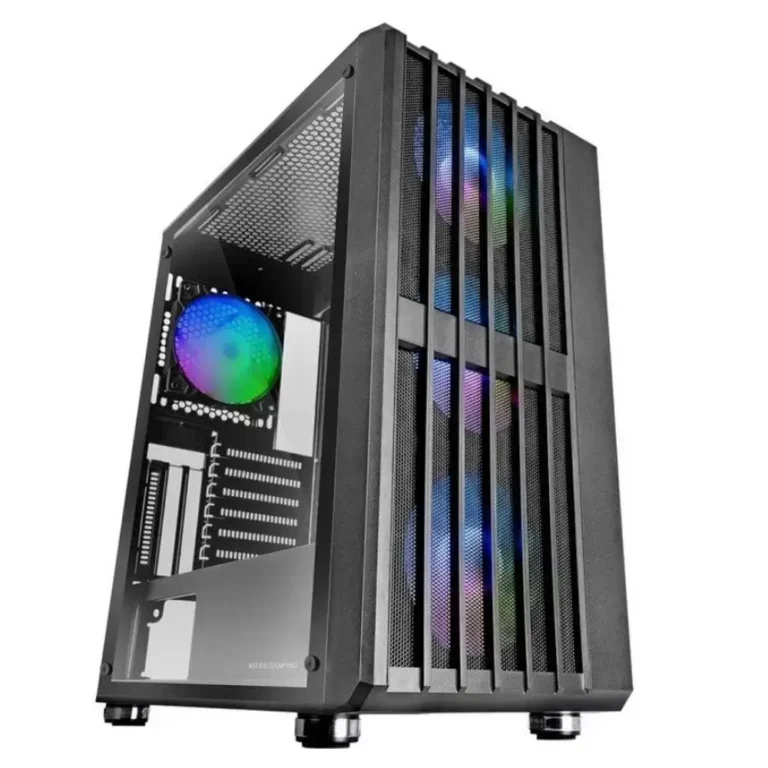 Mars Gaming MC-VAULT Negra Caja Semitorre 4 Ventiladores 120mm ARGB