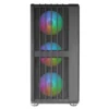 Mars Gaming MC-VAULT Negra Caja Semitorre 4 Ventiladores 120mm ARGB