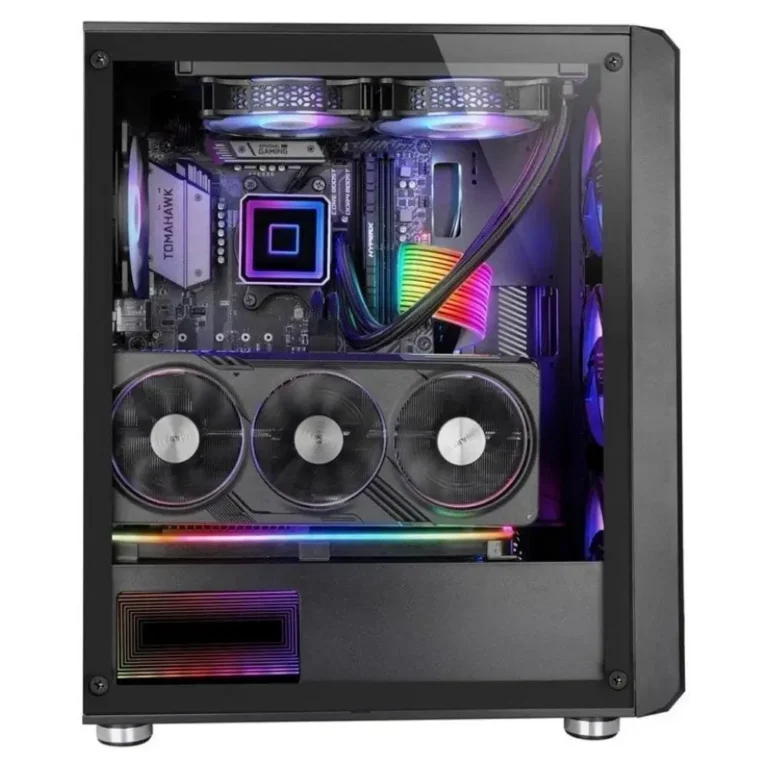 Mars Gaming MC-VAULT Negra Caja Semitorre 4 Ventiladores 120mm ARGB