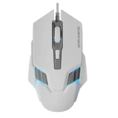 Mars Gaming MM024 Ratón Gaming 4000 DPI Blanco