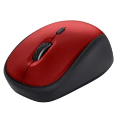 Trust Yvi+ Silent Ratón Mini Inalámbrico 1600 DPI Rojo