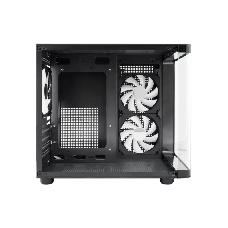 Coolbox GM100 Vision Mini Torre Gaming Cristal Templado 3 Ventiladores mATX ARGB Negra