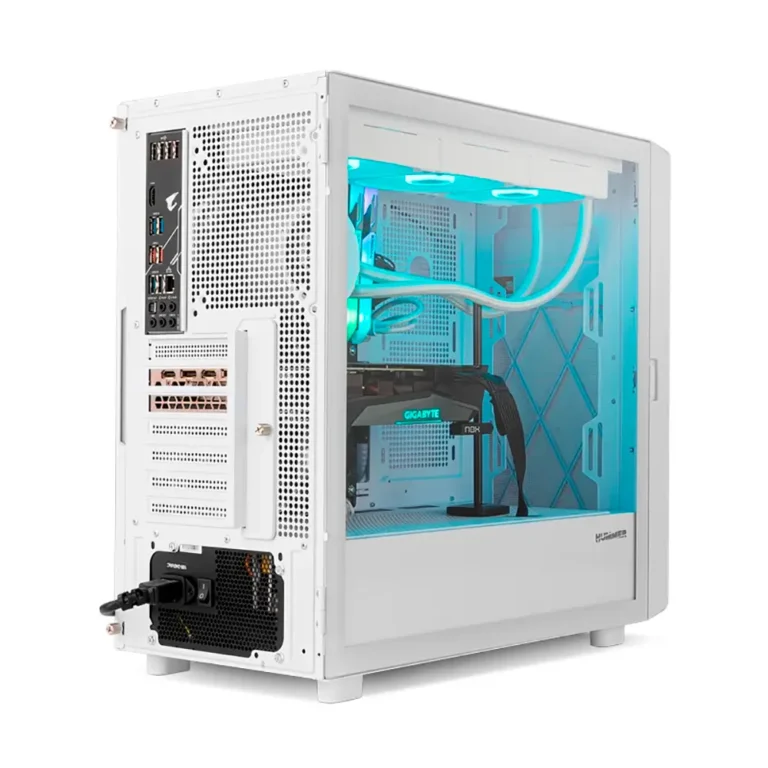 NOX HUMMER BIOS Pantalla LCD 8" Blanco Semitorre ATX