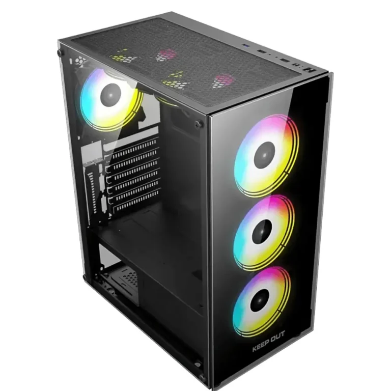 Keep Out XC-210 Glass Black Caja Semitorre ATX USB3.0