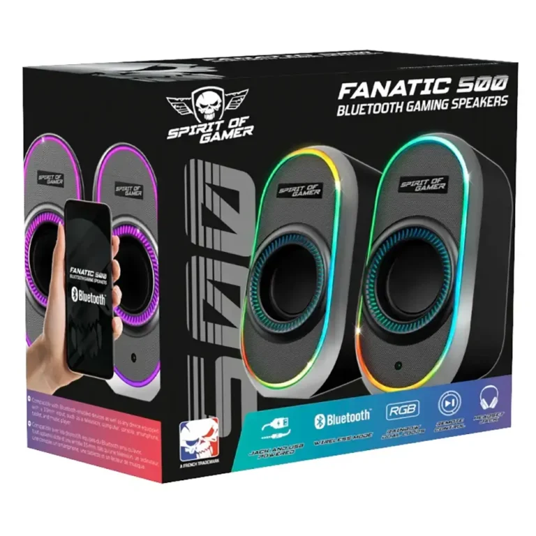 Spirit of Gamer FANATIC 500 RGB Altavoz 2.0 Black