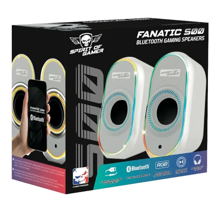 Spirit of Gamer FANATIC 500 White RGB Altavoz 2.0