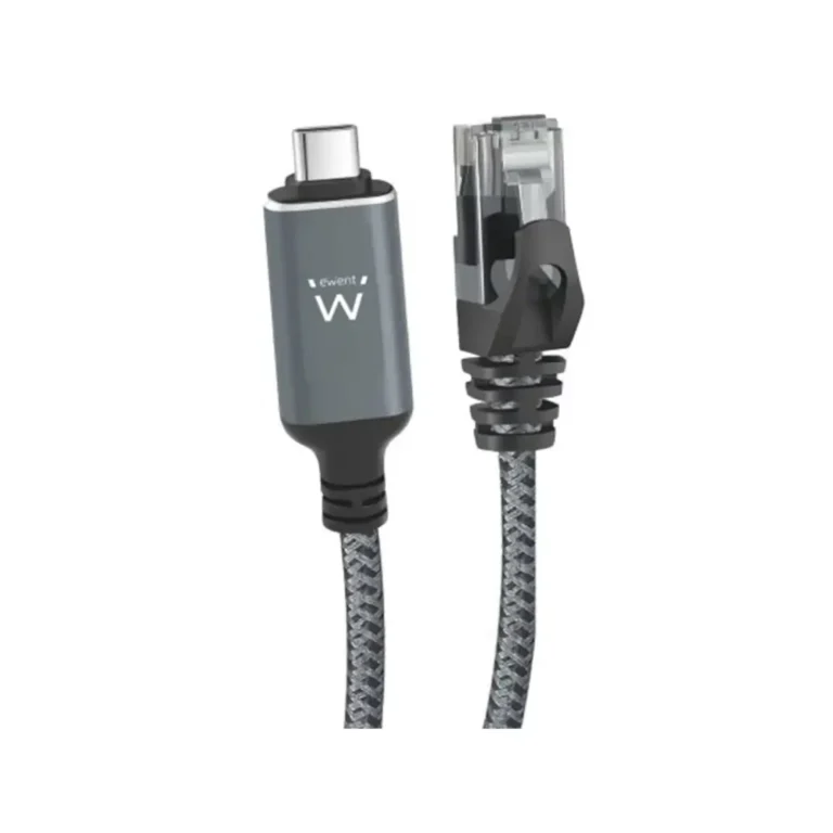 Ewent EC2004 Cable USB-C 3.1 A RJ45 CAT6 FTP, 1Gbps, 5m Gris