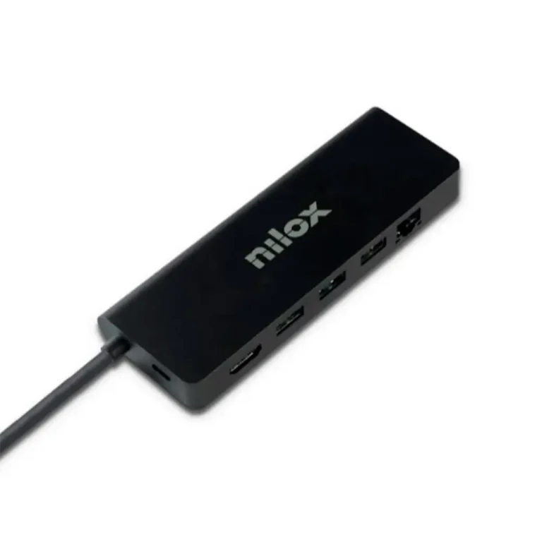 Nilox Docking Station USB-C 8 en 1 Dual 4K 1000Mbps