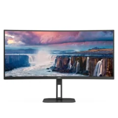 AOC CU34V5C/BK Monitor Profesional Ultraparonámico Curvo 34" WQHD Multimedia Negro
