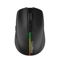 Coolbox Gaming Ratón W01 1600DPI Inalámbrico RGB Negro