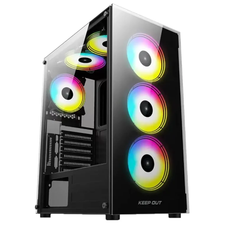 Keep Out XC-210 Glass Black Caja Semitorre ATX USB3.0