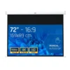 Iggual IGG319673 Pantalla Manual 16:9 72" 159x89 cm