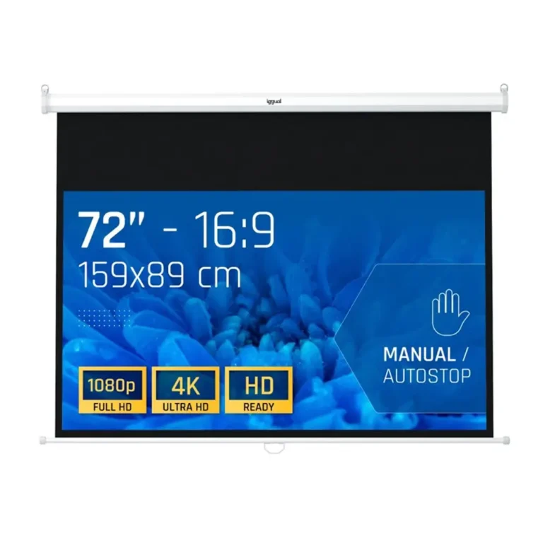 Iggual IGG319673 Pantalla Manual 16:9 72" 159x89 cm