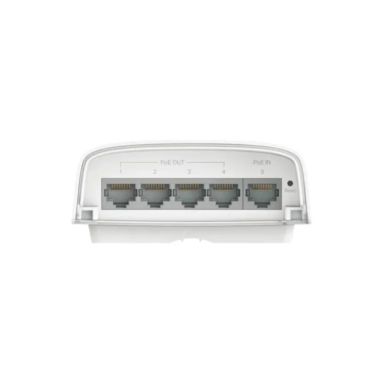 TP-Link Switch Omada Smart de 5 puertos Gigabit, 1 PoE++ In y 4 PoE+ Out para Exterior