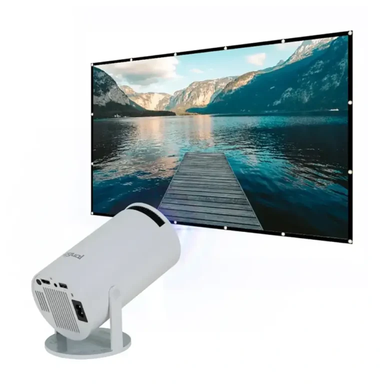 Iggual IGG318973+IGG318126 Pack Mini Proyector + Pantalla 120" Plegable